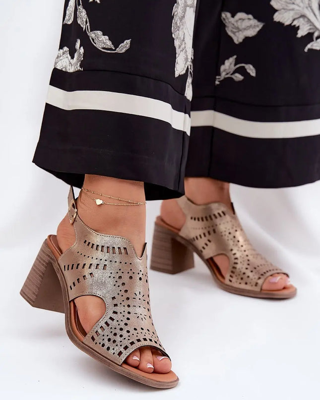  Sandalen mit Absatz model 211364 Step in style 