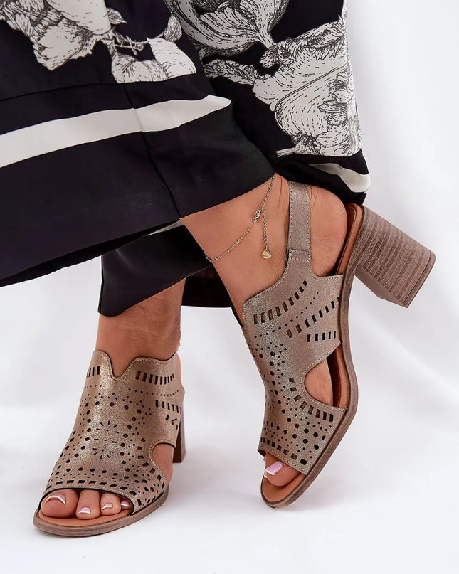  Sandalen mit Absatz model 211364 Step in style 