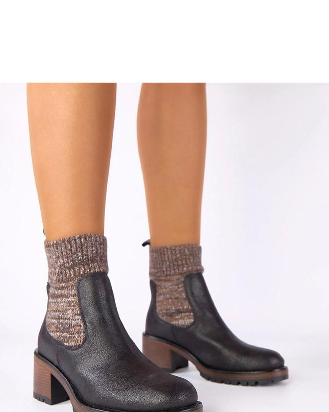  Stiefeletten mit Absatz model 222348 Solea 